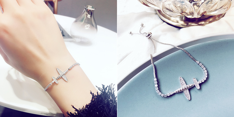 Vòng tay phiên bản Hàn Quốc đơn giản cá tính của sinh viên hoang dã Sen Sở hữu bạn gái phong cách thời trang lạnh lùng vòng tay bạc nam