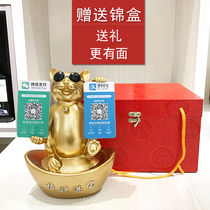 Creative lucky cat ornaments Clothing shop Beauty salon Hotel store opening Gift shop Bar table Practical atmosphere