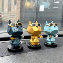 Yilu Pingan car ornaments high-grade men and women car net red creative cute shaking head doll car interior decoration supplies