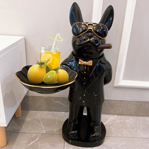 Creative net red housewarming new home Living room household large floor-to-ceiling cool dog ornaments Home accessories Office decorations