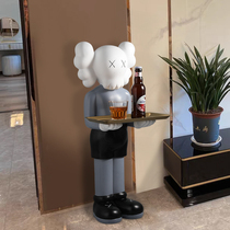 Creative Net Red live broadcast room large welcome floor decoration violent bear living room TV cabinet sofa decoration bear