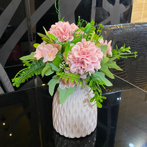 Mediterranean modern minimalist Net red flower arrangement ceramic vase small decoration living room coffee table decoration small flower Ware