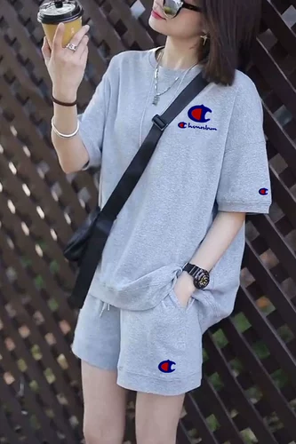 Летний комплект, футболка, штаны, оверсайз, короткий рукав