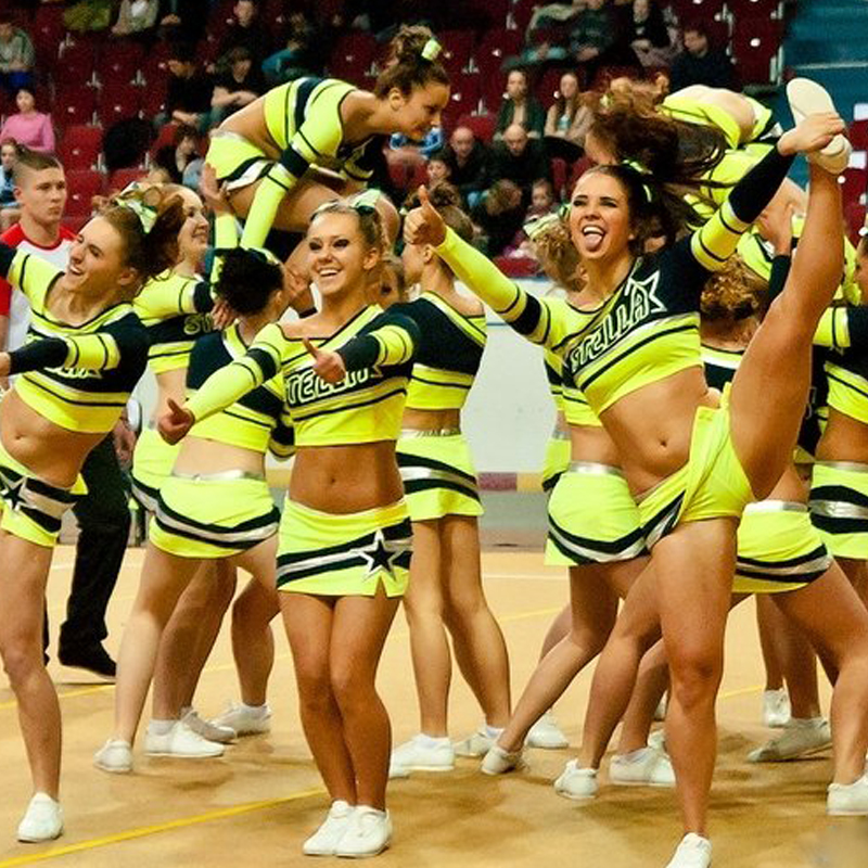 Professional custom competitive aerobics competition suit Foss aerobics performance performance suit Art examination suit Group La La exercise