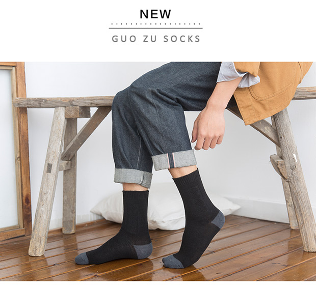 Mùa đông nam vớ dày ấm thỏ cashmere vớ ống vớ nam thể thao retro vớ len vớ kinh doanh vớ tất ngắn cổ nam