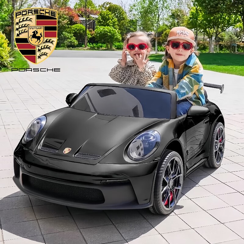 Genuine Porsche 911Gt3 Double-Seater Oversized Children's Electric Car Baby Remote Control Car Toy Car Four-Wheel Vehicle