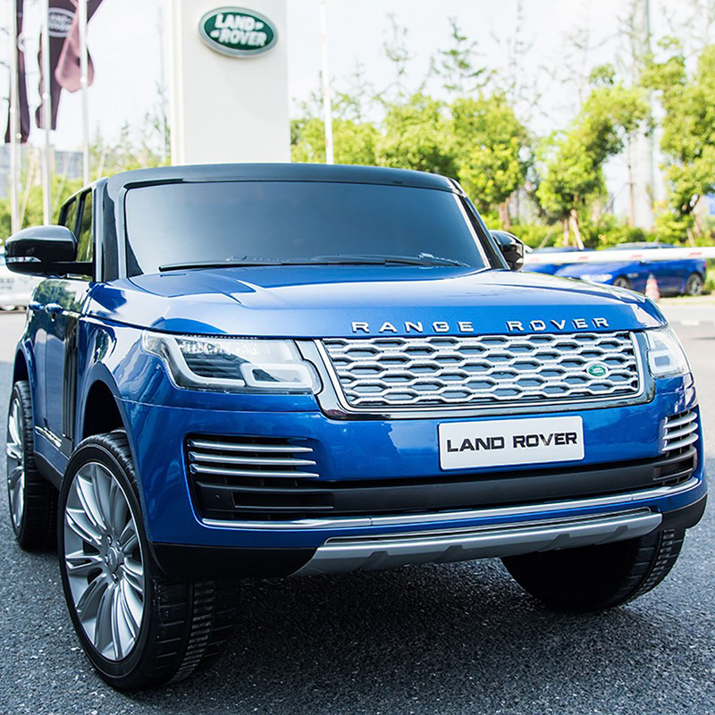 Land Rover Children's Electric Car, Four-Wheel Off-Road Vehicle for Boys and Girls, with Remote Control, Two-Seater Toy Car That Can Accommodate Adults