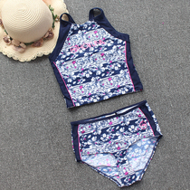 Small discount new girl split swimsuit childrens vest triangle swimming suit
