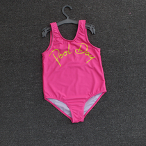 Small discount ▏ New girl swimsuit with chest pad fashion plain plus size childrens swimwear fat treasure
