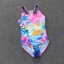 Small discount sequin girls one-piece swimsuit fashion Childrens triangle swimsuit quick-drying plus size