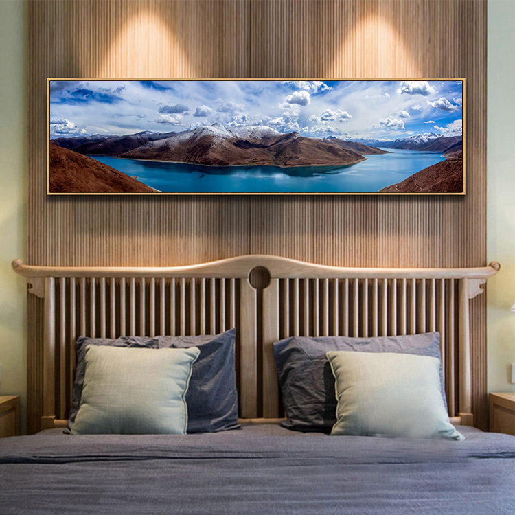 Living Room Decoration Painting Modern Minimalist Sofa Background Wall Hung Painting Scenery Sea Wall Mural Banners Hung and painted bedroom bedside paintings