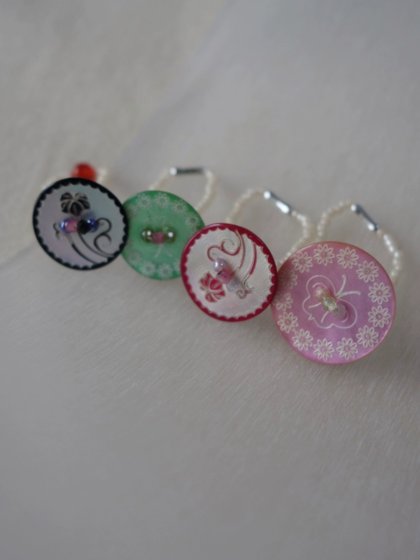 Pupu Original Design Flower Natural Shell Ring Niche Handmade 다재다능한 달콤하고 아름다운 일본 거리 사진