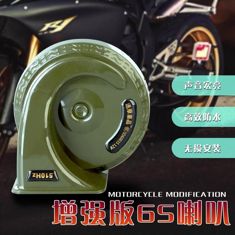 Xe máy sửa đổi phụ kiện siêu lớn xe điện xe máy moto 12V ốc cao bass đa âm loa không thấm nước - Phụ tùng xe máy