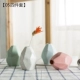Bình gốm nhỏ lọ nhỏ Zen phòng khách kiểu Nhật cắm hoa hoa củ cải xanh nước hoa sứ trang trí mini - Trang trí nội thất xây tường trang trí phòng khách