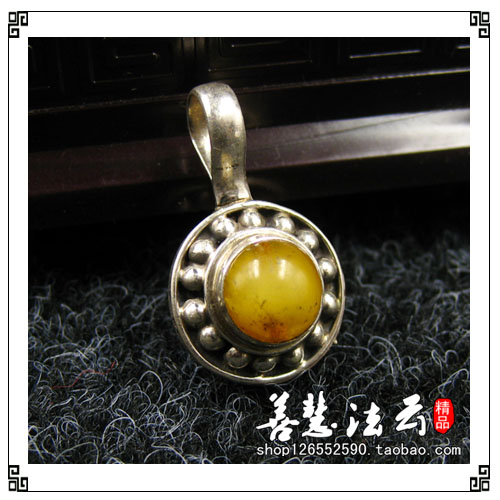 Buddhist Supplies Nepal Handmade S925 Pure Silver Counter Clip Star Moon Bodhi Phoenix Eyeball Accessories