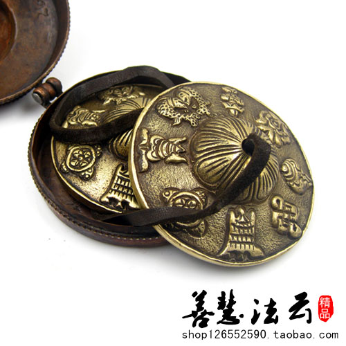 Nepal handmade copper touch bell to touch bell bronze suit Tibetan Buddhism Bronze Cymbal Strike Bell