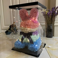 50 см красочная ваза кролика+свет+подарочная коробка