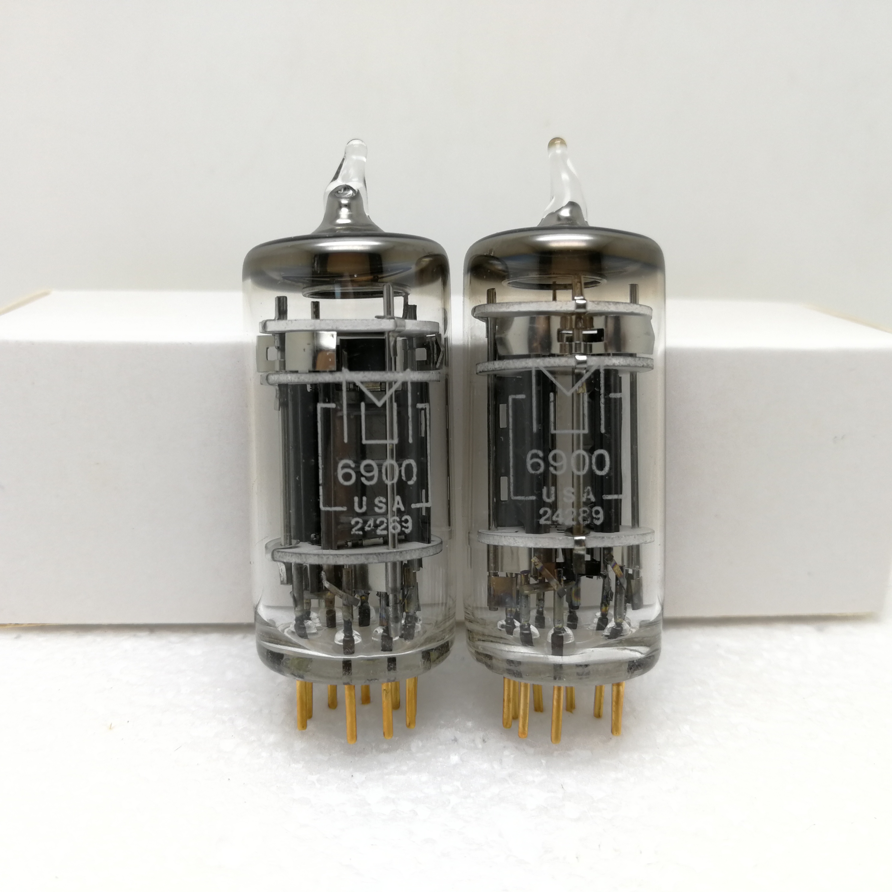 真空管　6900 Bendix MU6900 2本ペア Yahoo!オークション - BENDIX MU 6900 ブラックプレートNOS 同一