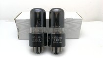 40s US NU 6SL7 6N9P 5691 6N9P ECC35 electronic tube black charcoal screen