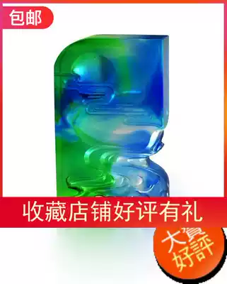 Lunar people reunion glazed art to send relatives and friends He Zhongqiu gifts home auspicious blessing decorations