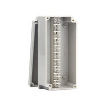 240*80 * 56mm outdoor waterproof junction box flat 20p outdoor plastic terminal box YX-PW-20P-F