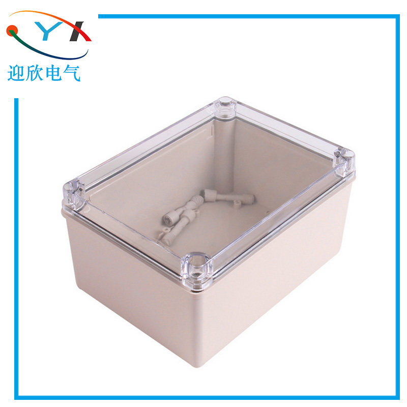 150*200*100mm transparent cover waterproof junction box outdoor industrial waterproof junction box waterproof monitoring box