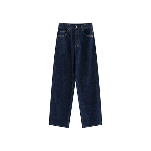 Nissan, весенние летние прямые свободные джинсы, штаны, 2024 года, свободный прямой крой