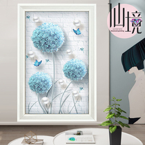 Diamond embroidery small floral diamond painting 2021 new living room dotted diamond cross stitch full diamond masonry painting bedroom vertical version