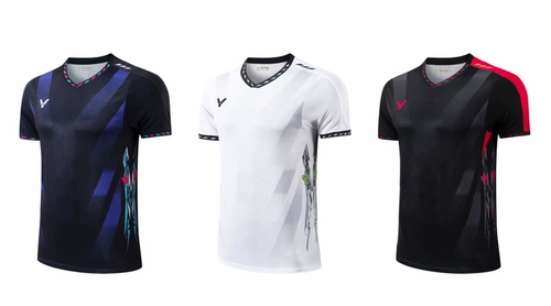 Victor, форма для бадминтона, быстросохнущий дышащий спортивный комплект подходит для мужчин и женщин для влюбленных для тренировок