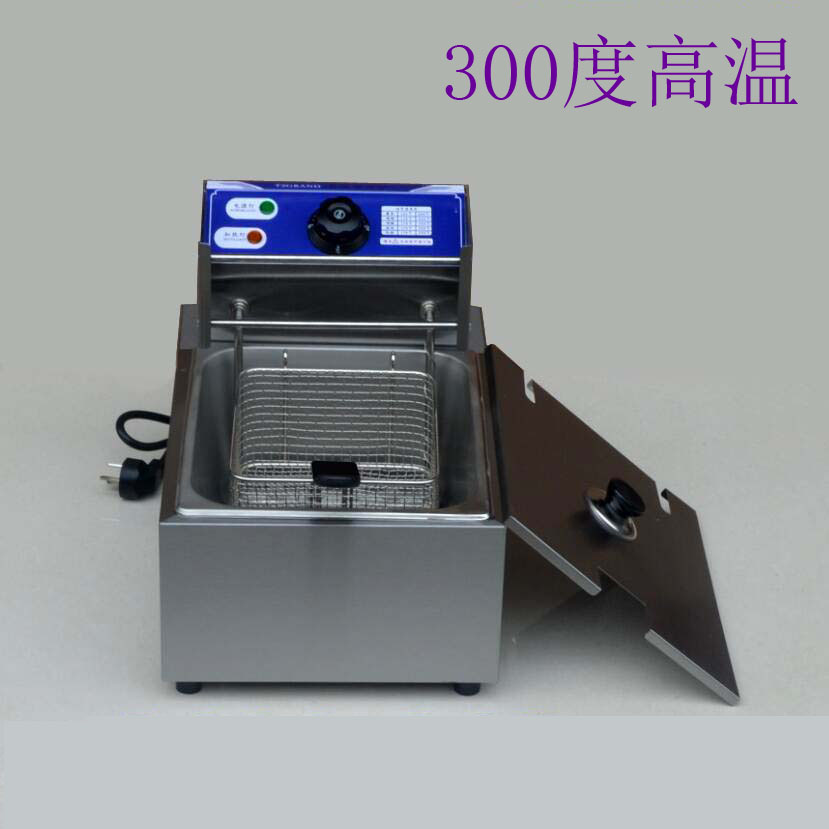 High temperature electric frying oven for a high temperature
