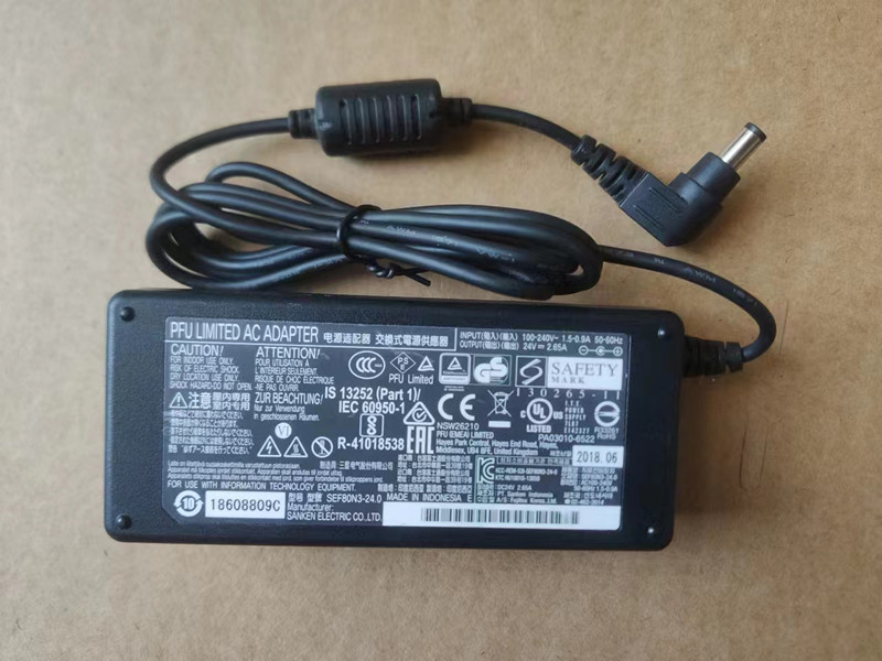 Fujitsu Fi7125 7130 7140 7160 7225 7240 Scanner Original Power Cord Adapter Fujitsu Fi7125 7130 7140 7160 7225 7240 Scanner Original Power Cord Adapter