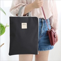 Zipper multifunctional stationery briefcase A4 file bag Apple iPad mobile phone tablet laptop Hand bag