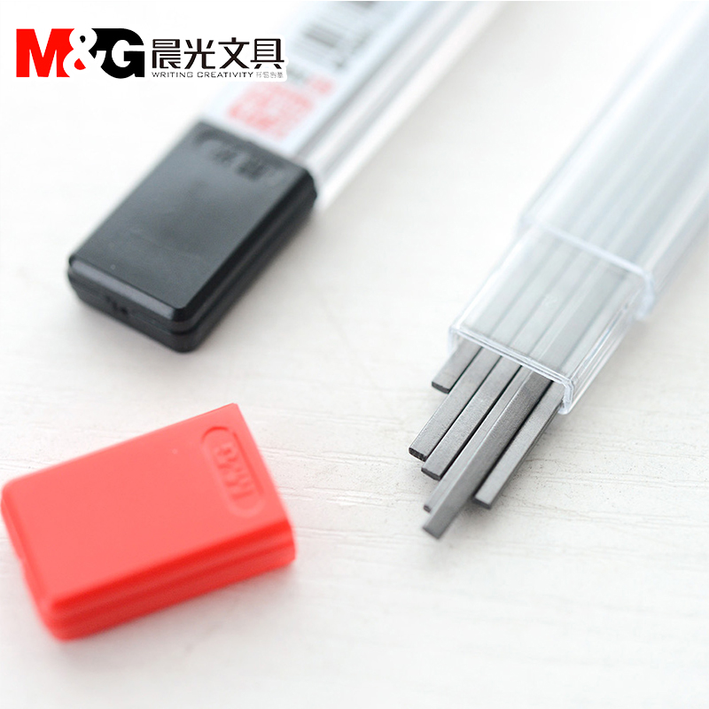 Morning light stationery 36210 computer coated card automatic pencil 2B tilt-core refill in gaokao adult examination answer card