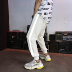 Quần siêu cháy quần nam và nữ hiphop lỏng chân dầm quần đôi thủy triều quốc gia phản chiếu quần Harlan thể thao giản dị quần dài nam Quần Harem