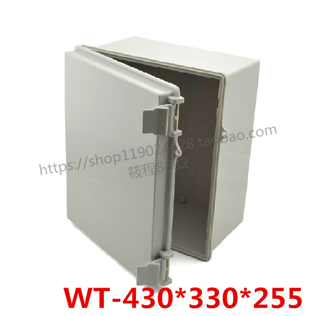 WT 430 * 330 * 255 sealed work control box junction box plastic switch distribution box installed outside the cabinet room