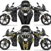 Suitable for BMW G310GS 18-22 40th Anniversary Three Black Edition Color Changing Full Car Sticker Fuel Tank Fishbone Decal