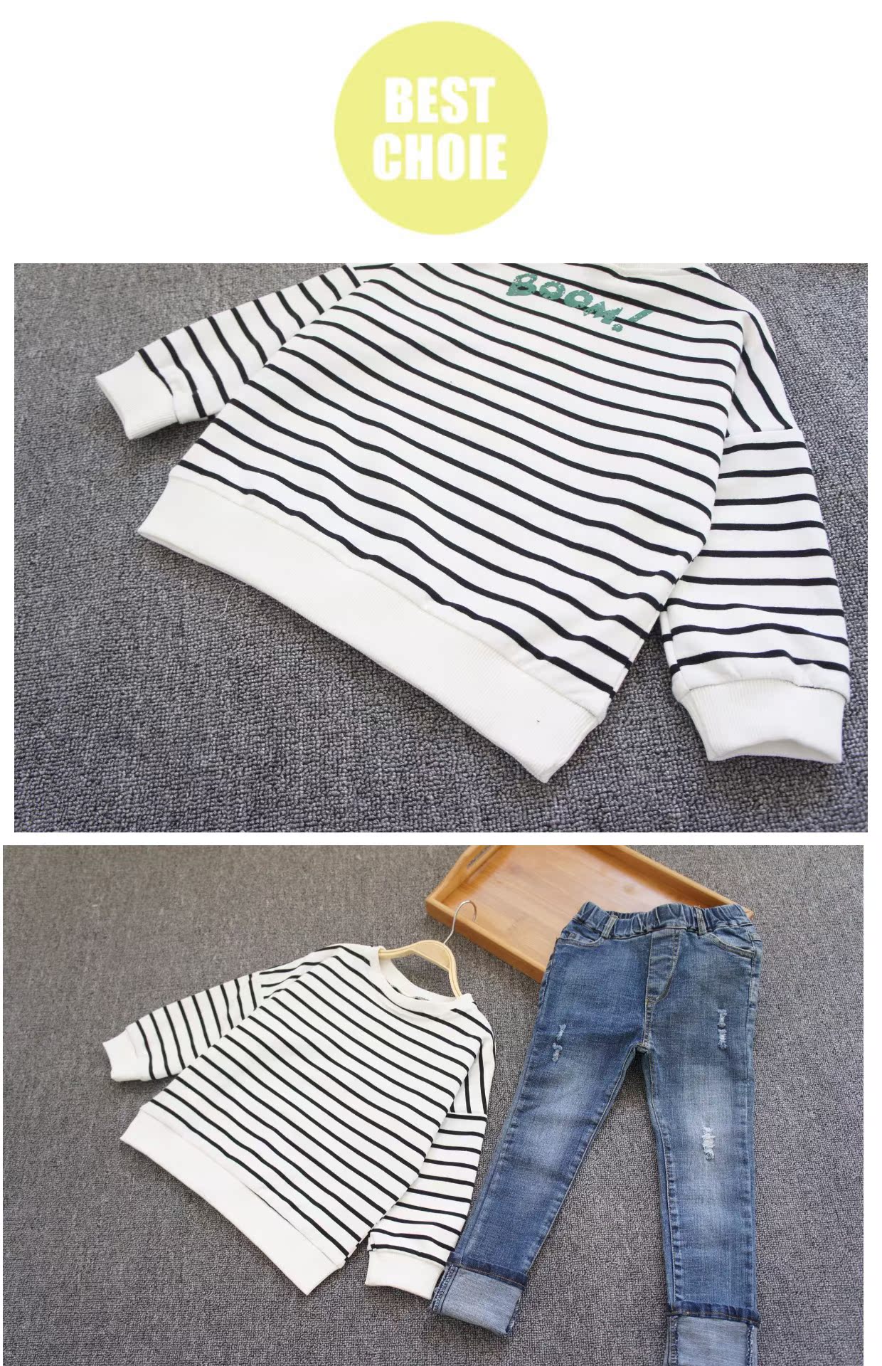 Áo len nữ tay dài áo thun cotton mùa thu 2018 Thu mới Hàn Quốc t trẻ em Vòng cổ lỏng lẻo các mẫu áo thun đẹp cho bé