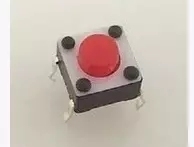 Copper foot new original micro touch switch button induction cooker 6x6x5h imported red button
