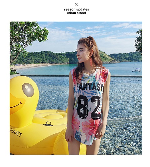 Cặp đôi sinh viên bảo thủ phù hợp với áo tắm đi biển thể thao áo blouse boyshort quần đi biển nam 2019 mới - Vài đồ bơi đồ đôi mặc đi biển	