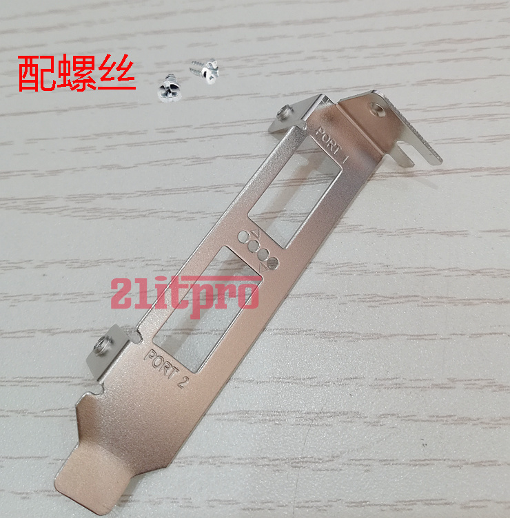 Mellanox MCX314A MCX354A double mouth 40Gb 40 50GbE short half height blocking sheet bezel