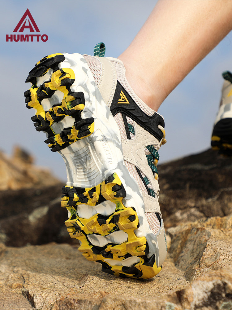 Hantu Hiking Shoes for Women, Outdoor Shoes, Non-Slip, Wear-Resistant, Travel Climbing Sports Shoes, Lightweight, Breathable, Cross-Country Hiking Shoes for Women