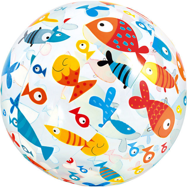 INTEX inflatable beach ball children's water polo swimming pool floating toy big ball baby kids water big volleyball