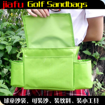 Golf Sand Bag Ball Boy Sandbag Sandbag Kit Green Waterproof Clothing Bag Shoulder Back
