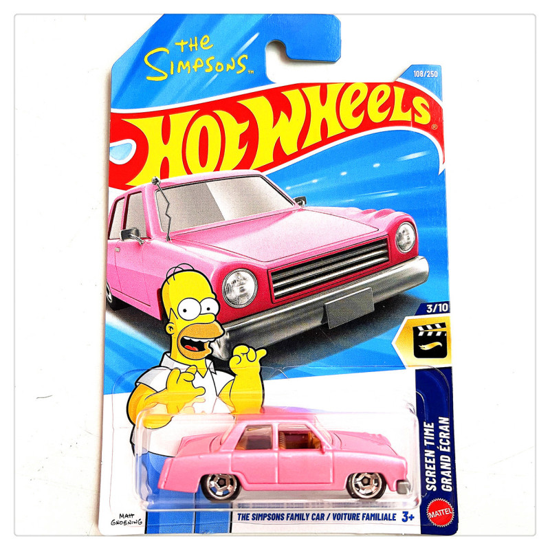 Hotwheels Hot Wheels Alloy Sports Car Model 26E Simpson Family the Simpsons Family