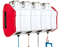 Белый интегрированный барабан два в одном (вода/газ/крышка)