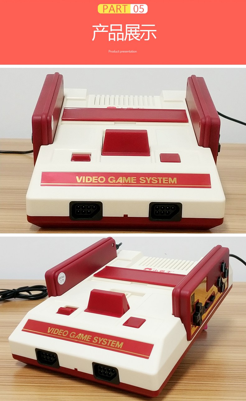 Bully trò chơi nhà HD HDMI TV thẻ hoài cổ cũ-fashioned FC mini màu đỏ và trắng máy nút bấm chơi game