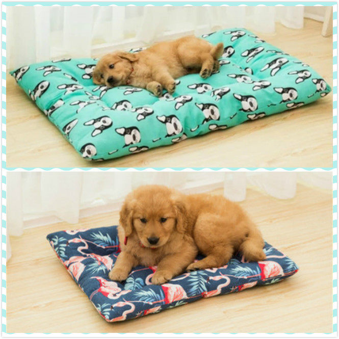 Four Seasons Dog Nest Teddy Must-bear Kennel Small Medium Sized Large Canine Wool Dog Bed Canvas Mat Pet Supplies