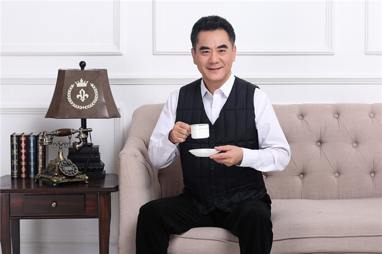 Vest nam xuống cotton mùa đông cỡ lớn vest trung niên cha cộng với nhung dày ấm áp vest ông già áo ba lỗ nam tập gym