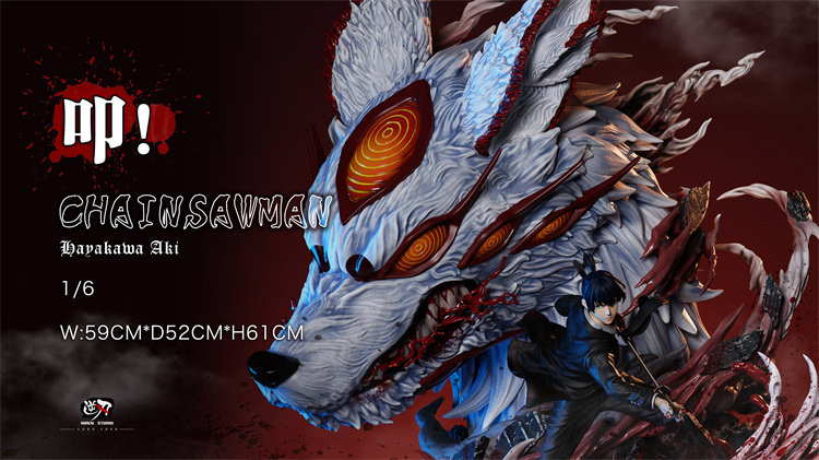 NIREN Studio Chainsaw Man Hayakawa Aki Resin Statue In Stock 1/6