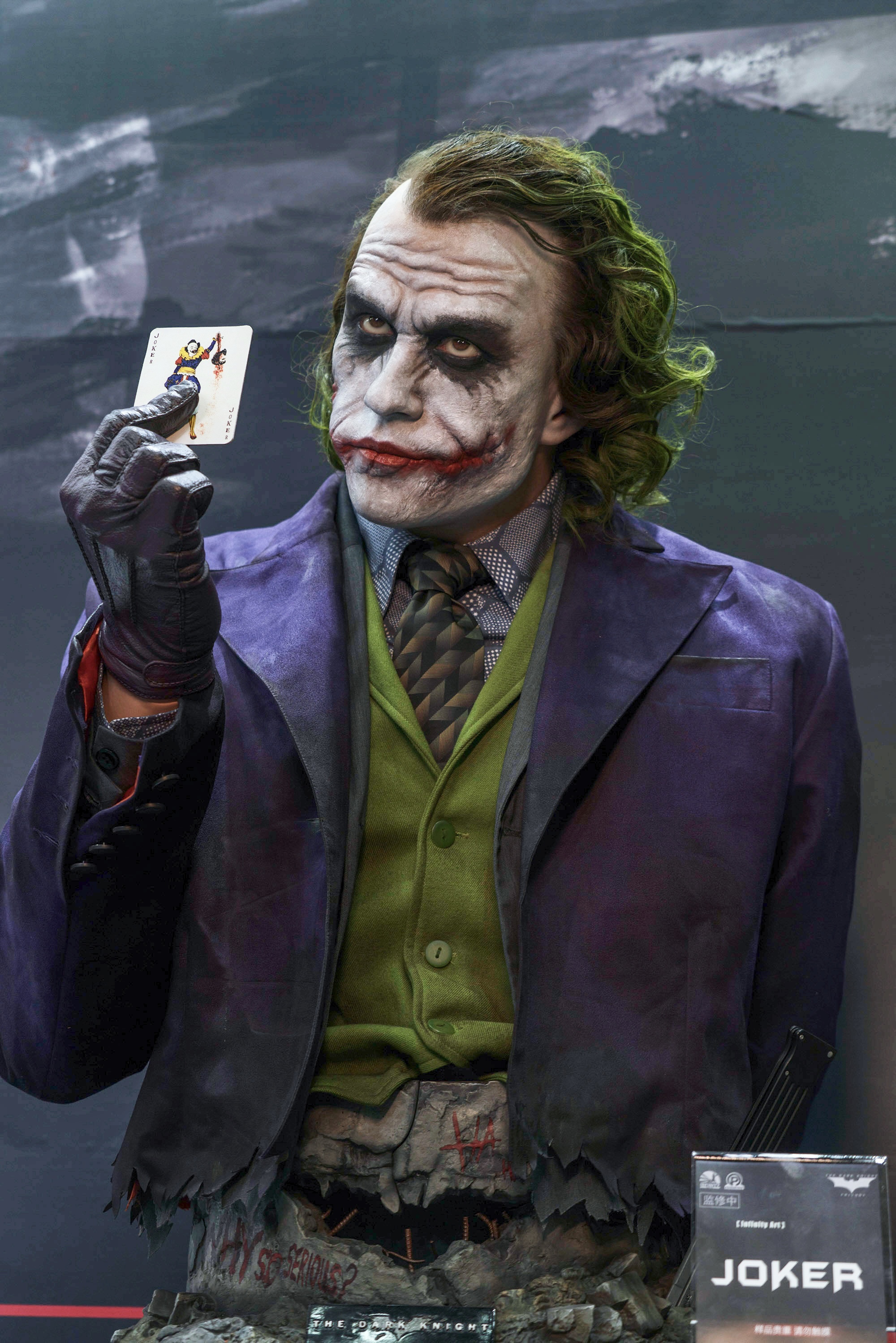 Infinity Studio Joker 1/1 Bust Model Painted Statue Lifesize Heath